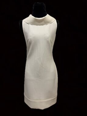 American Living Cream Sleeveless Shift Dress